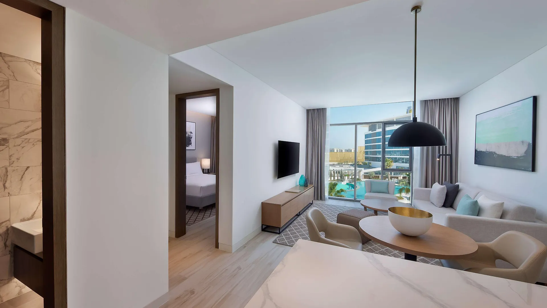 **** Ξενοδοχείο με διαμερίσματα Doubletree By Hilton Abu Dhabi Yas Island Residences Ηνωμένα Αραβικά Εμιράτα